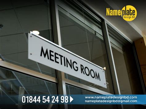 Conference Room Name Plate