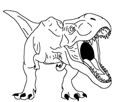 Dibujo De Tiranosaurio Rex Joven Para Colorear T Rex Dibujo Images And Photos Finder