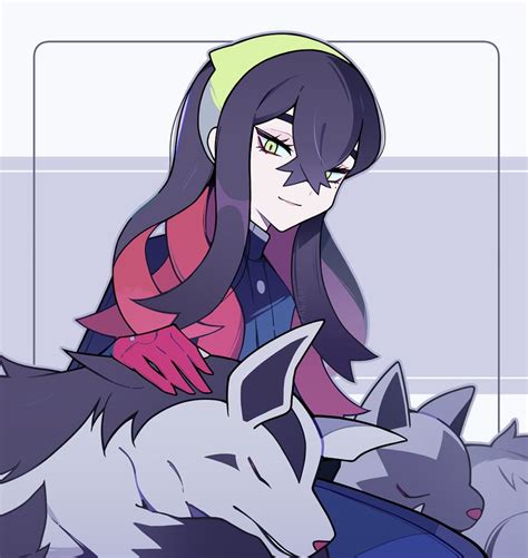 Carmine Mightyena And Poochyena Pokemon And More Drawn By Sasa