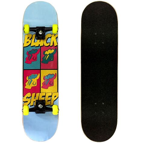 Skate Montado Black Sheep Semi Profissional 8 0 Art Virtual Skate