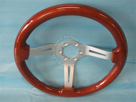 1963 1982 Corvette Steering Wheel 14 Mahogany Satin 3 Spoke Tracy