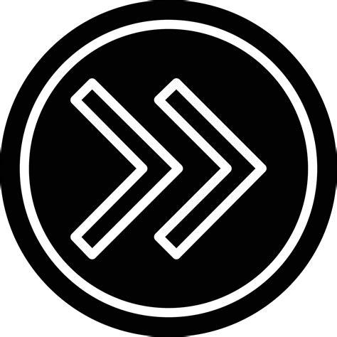 Right Arrow Glyph Icon 11262159 Vector Art At Vecteezy