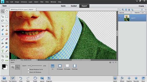 How To Use Photoshop Elements Blur Tool Youtube