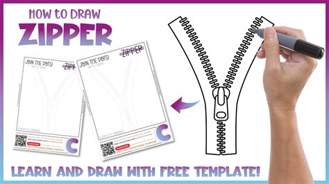 How To Draw A Zipper Zipper Drawing Free Dot To Dot 🤐 Connect The