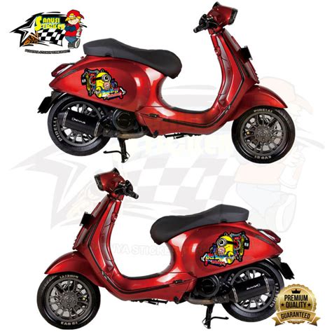 Stiker Motor Stiker Decal Motor Stiker Cutting Stiker Motor