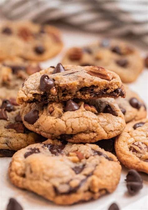 Chewy Chocolate Chip Pecan Cookies Lemons Zest