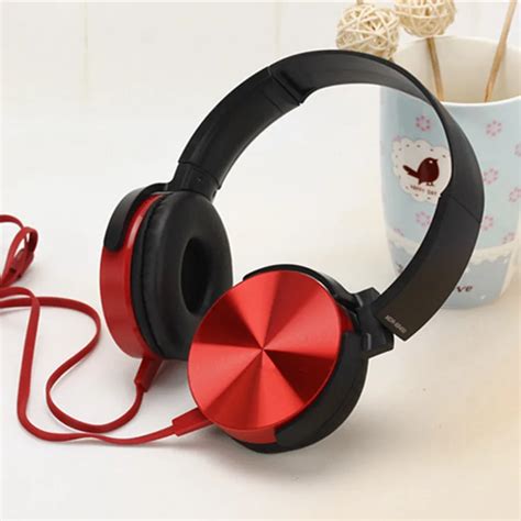 Luxury Beautiful Headband Stereo Headphones w/ Microphone Portable Wired Headset for Mobile ...