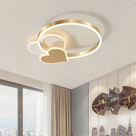 Plafonnier Led Kiwaezs Love Blanc Cm W Gradation Continue