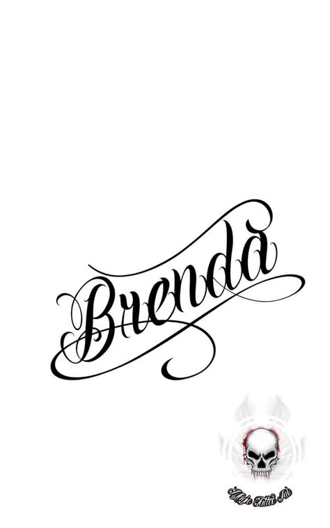 Lettering Brenda Tatuajes De Nombres Letras De Graffiti Abecedario