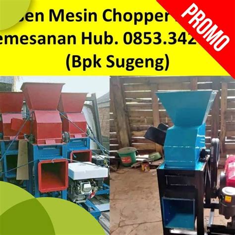 MESIN CHOPPER RUMPUT Banyakan Jawa Timur, Indonesia JAYA TEKNIK 0853 ...