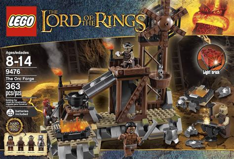 LotR Brick Official LEGO The Lord Of The Rings 9476 The Orc Forge Box