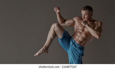 Naked Muscular Angel Photo Banner Sexy Stock Photo 2246573565