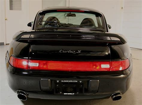 1997 Porsche 993 Turbo S Blackblack 58615 Miles Sloan Motor Cars