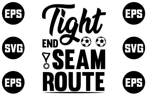 Tight End Seam Route Graphic By Hasshoo · Creative Fabrica