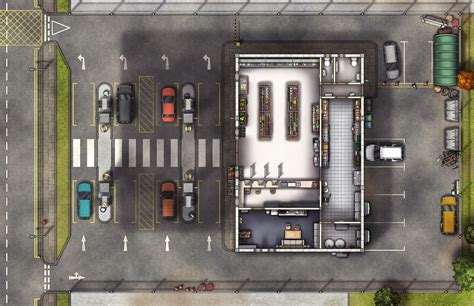 Modern TTRPG Battlemaps Tom Cartos