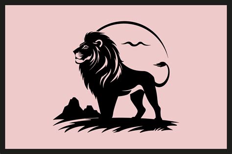 Silhouette Lion King Clip Art Graphic by N-paTTerN · Creative Fabrica