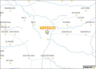 Wonogiri (Indonesia) map - nona.net