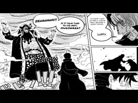 Luffy VS Shanks VS Blackbeard LAUGH TALE One Piece Manga Chapter 1096 ...