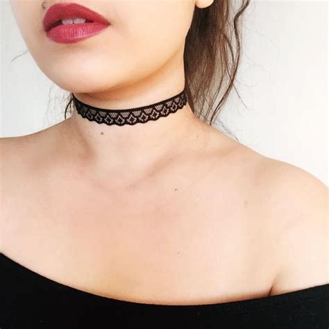 Lace Choker Necklace Etsy