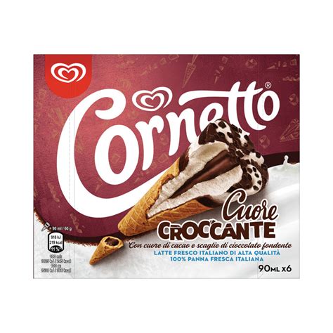 Algida Cornetto Cuore Croccante Multipack 6 Pcs What S Instore