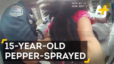 Aj On Twitter “i Cant Breathe ” Police Pepper Spray A 15 Year Old