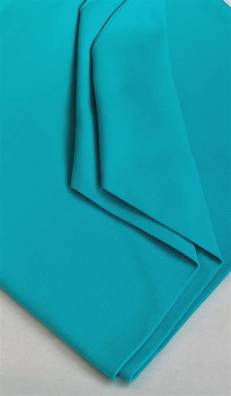 Nylon Lycra Thick 4way Stretch Tubular Aqua Blue Fabricstore