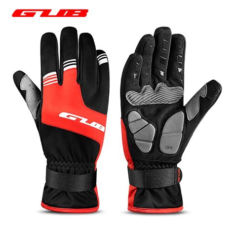 Gub S089 Touch Screen Bike Gloves Winter Warm Windproof Waterproof Full