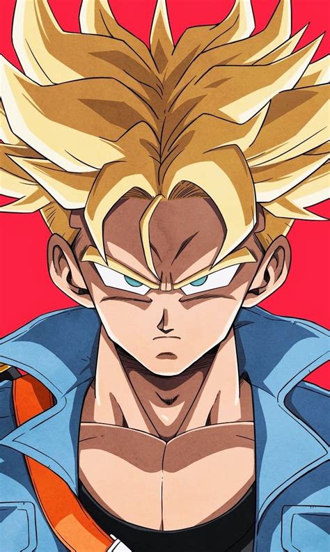 Trunks Ssj Dragon Ball Art Goku Dragon Ball Painting Anime Dragon