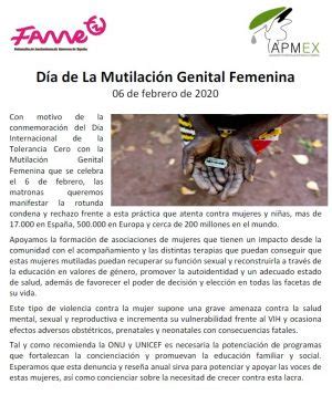 Asociaci N Matronas Extremadura D A De La Mutilaci N Genital Femenina