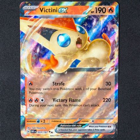 Victini Ex 033197 Half Art Ultra Double Rare Holo Sv Scarlet And Violet