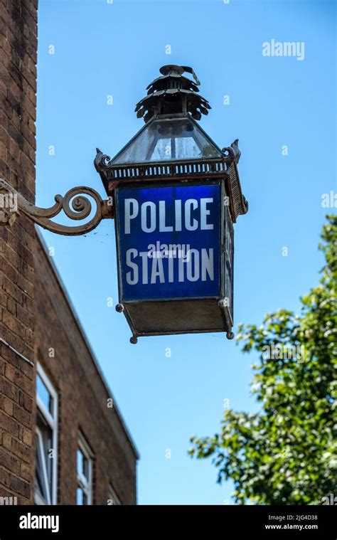Shoreham By Sea July 1st 2022 The Old Police Station Lamp Now