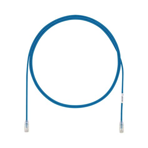 Cable De Parcheo Utp Cat A Cm Lszh Diametro Reducido Awg Azul Ft