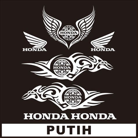 Jual Stiker Motor Cutting Sticker Body Motor Honda Tribal 01 Shopee