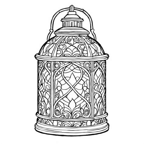 T L Charger Page De Coloriage De Lanterne D Taill E Coloring Pages En