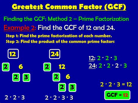 Greatest Common Factor Gcf Ppt Download