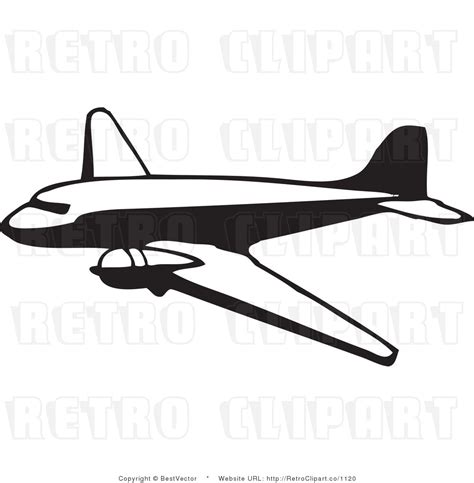 Airplane Clipart Black And White | Free download on ClipArtMag