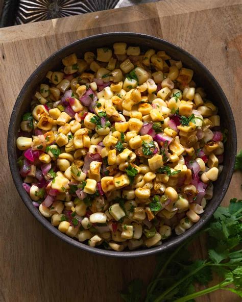 Roasted Chili Corn Salsa Chipotle Copycat Feeding Our Faces