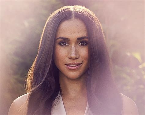 Meghan Markle Talks Queen Elizabeth In Floral Dress For Variety Cover