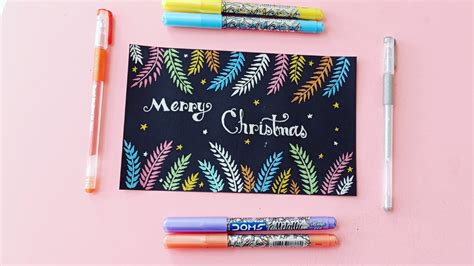 DOMS Metalic Brush Pen Drawing Ideas For Christmas Christmas Art