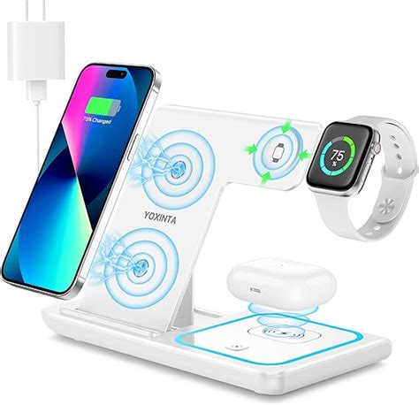 Wireless Charging Station 3 In 1 Wireless Charger Stand Fast Wireless