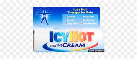Icy Hot Extra Strength Pain Relieving Cream Graphic Design Hd Png