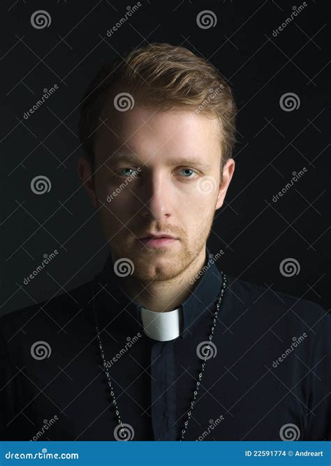 Handsome Young Priest Stock Photo Image Of Adult Religious 22591774