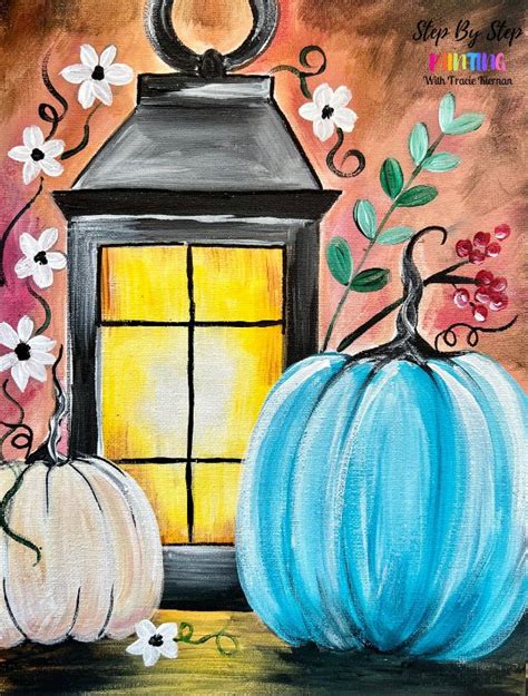 Step By Step Painting With Tracie Kiernan Fall Canvas Painting