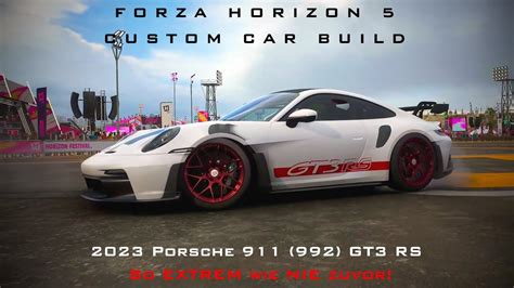 TRAILER 2023 Porsche 911 992 GT3 RS Forza Horizon 5 Custom Car