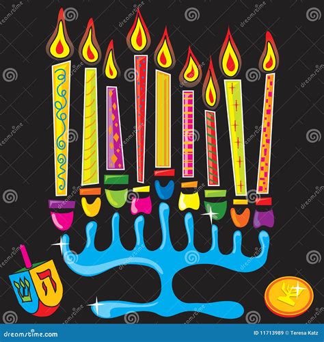 Happy Chanukah Menorah Royalty Free Stock Images - Image: 11713989