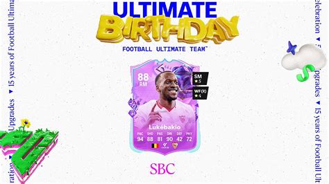 EA FC 24 Dodi Lukébakio Ultimate Birthday SBC FifaUltimateTeam it UK