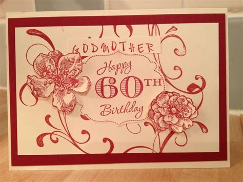 Stampin Up Everything Ellanor 60th Birthday Card 60th Birthday Cards