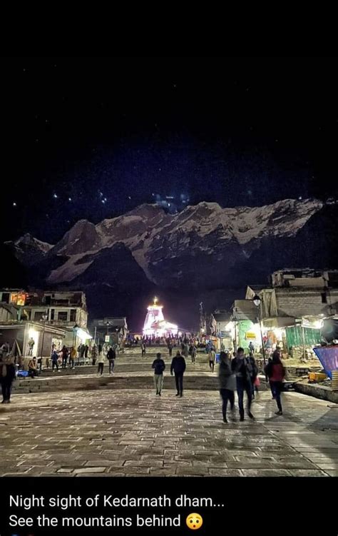 Kedarnath at night. Incredible! : r/IncredibleIndia