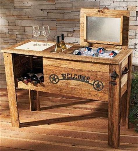 12 DIY Wooden Pallet Cooler Design