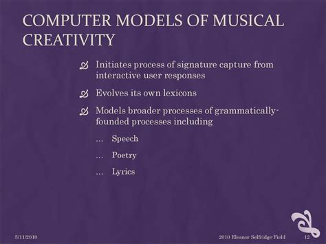 From Experiments In Musical Intelligence To Emily Howell Ppt Download